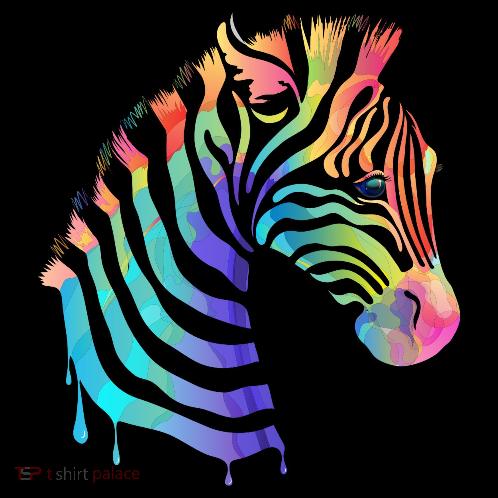 Zebra Neon Coaster