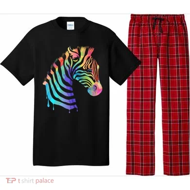 Zebra Neon Pajama Set