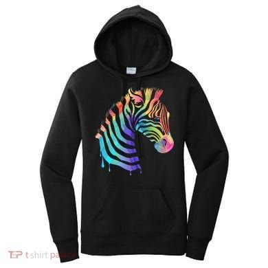 Zebra Neon Women's Hoodie