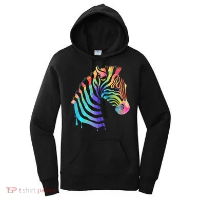 Zebra Neon Women's Hoodie