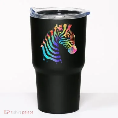 Zebra Neon Tumbler