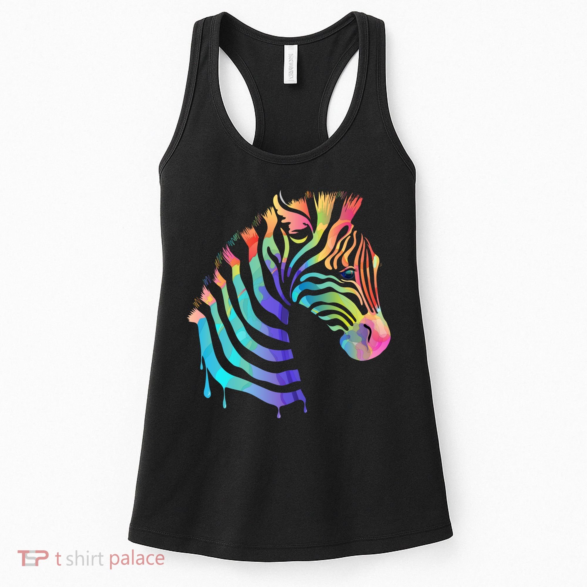 Zebra Neon Women's Tank Top