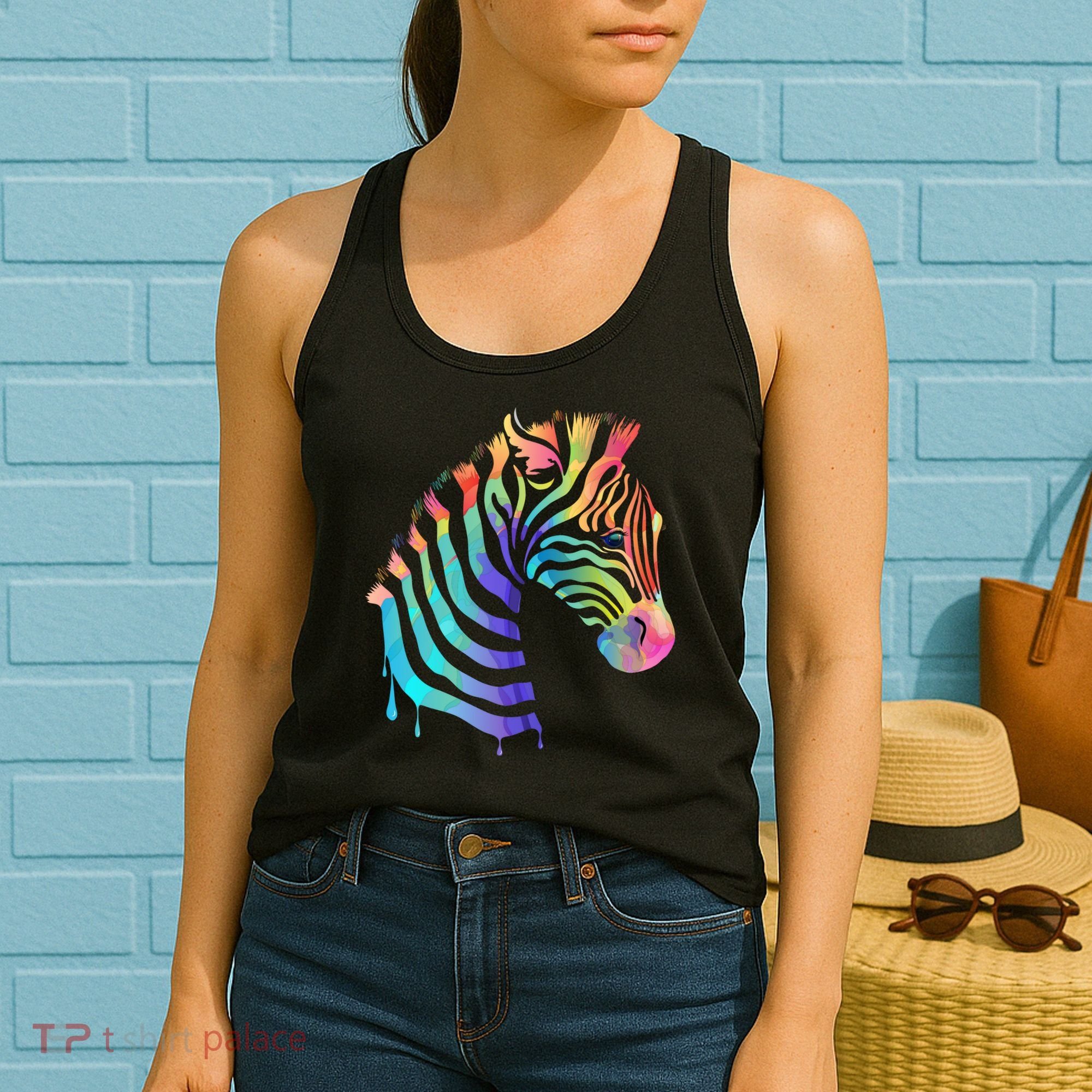 Zebra Neon Women's Tank Top