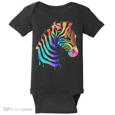 Zebra Neon Baby Bodysuit