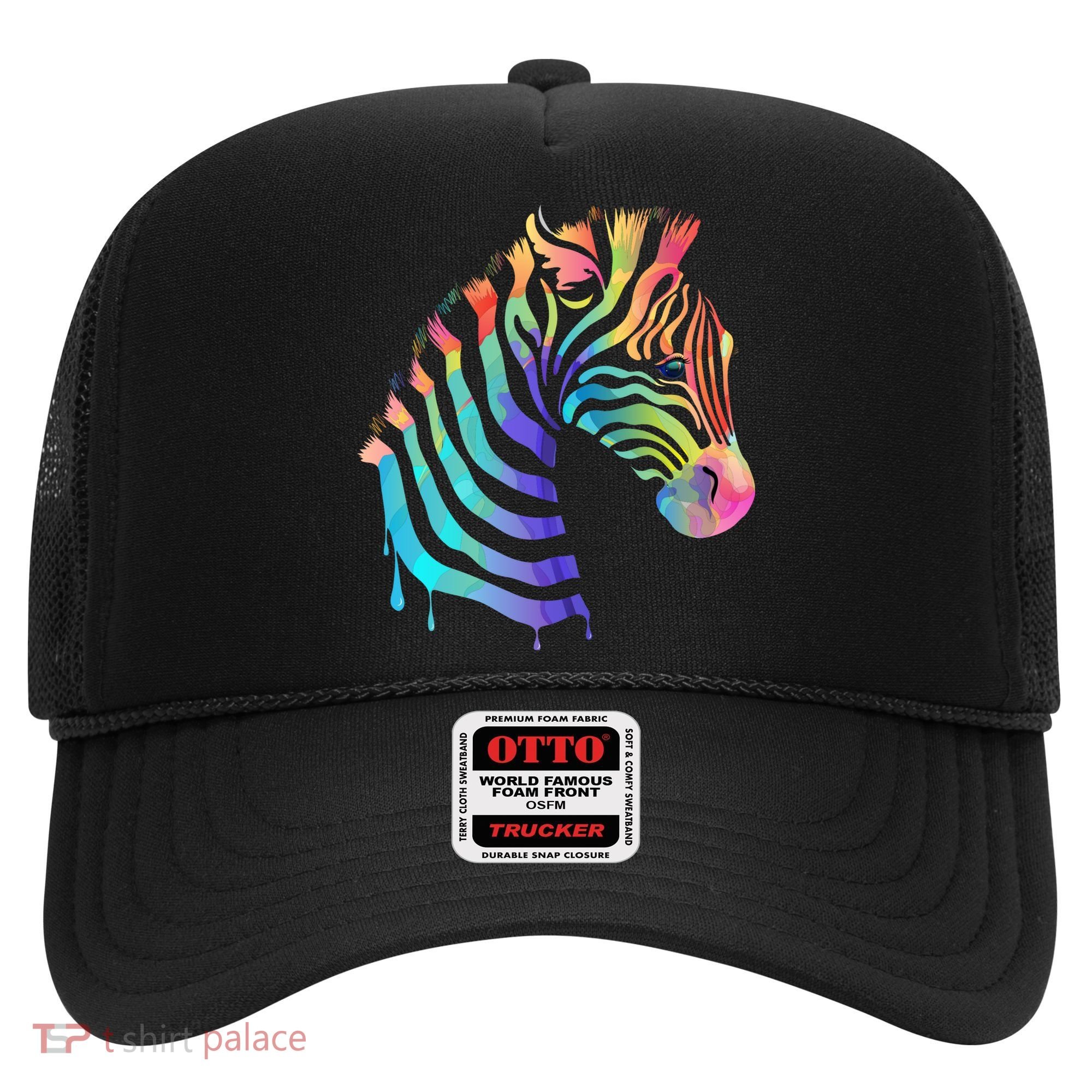 Zebra Neon Hat