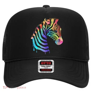 Zebra Neon Hat