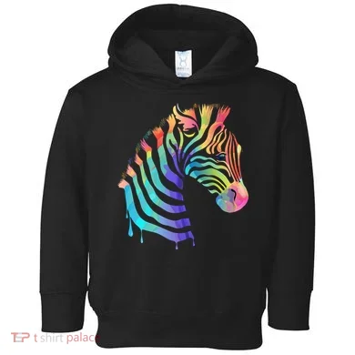 Zebra Neon Toddler Hoodie