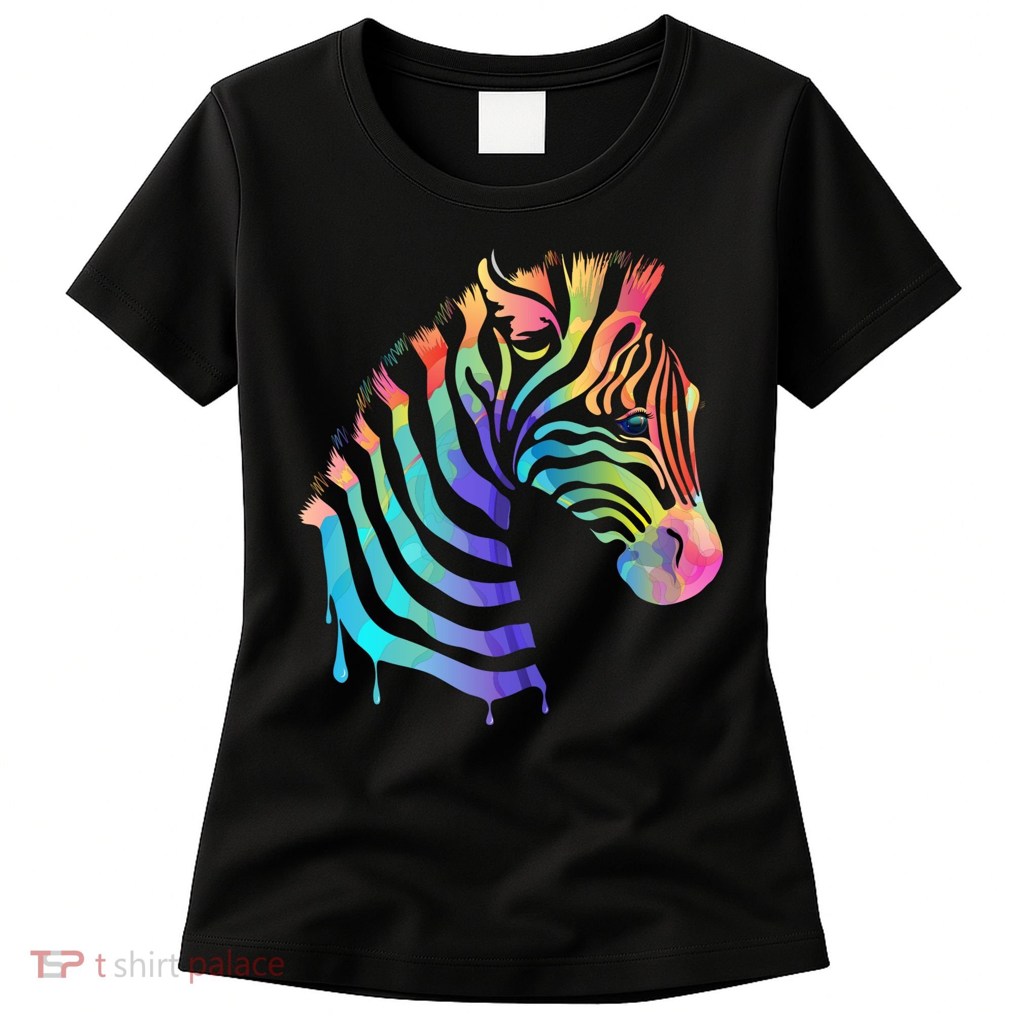 Zebra Neon Women's T-Shirt