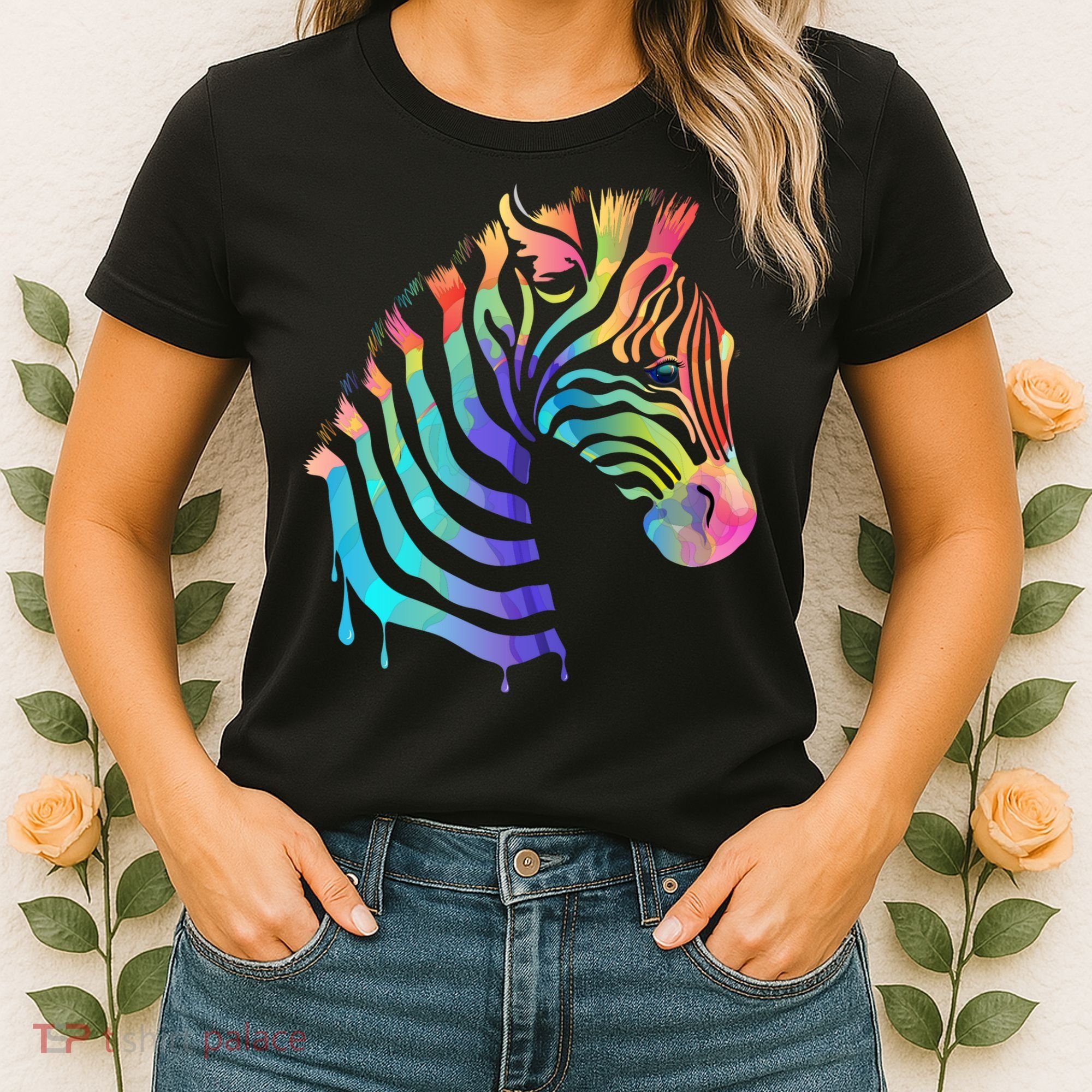 Zebra Neon Women's T-Shirt