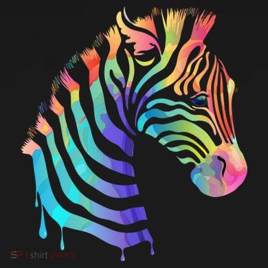 Zebra Neon Kids Hoodie