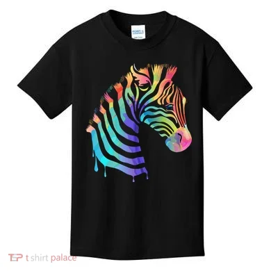 Zebra Neon Kids T-Shirt