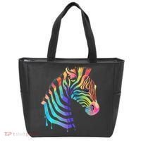 Zebra Neon Tote Bag thumb 0