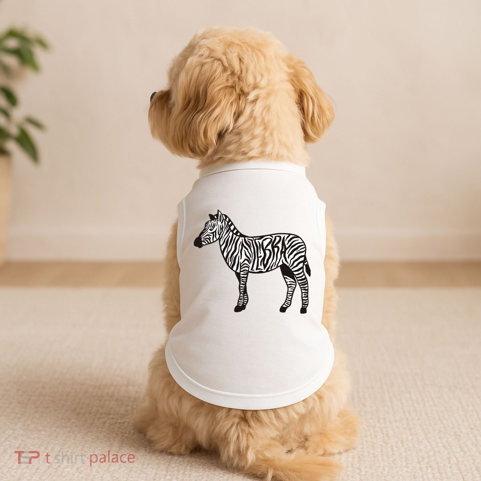 Zebra Stripes Animal Doggie Tank