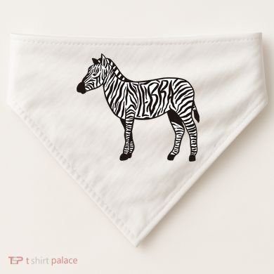 Zebra Stripes Animal USA-Made Doggie Bandana