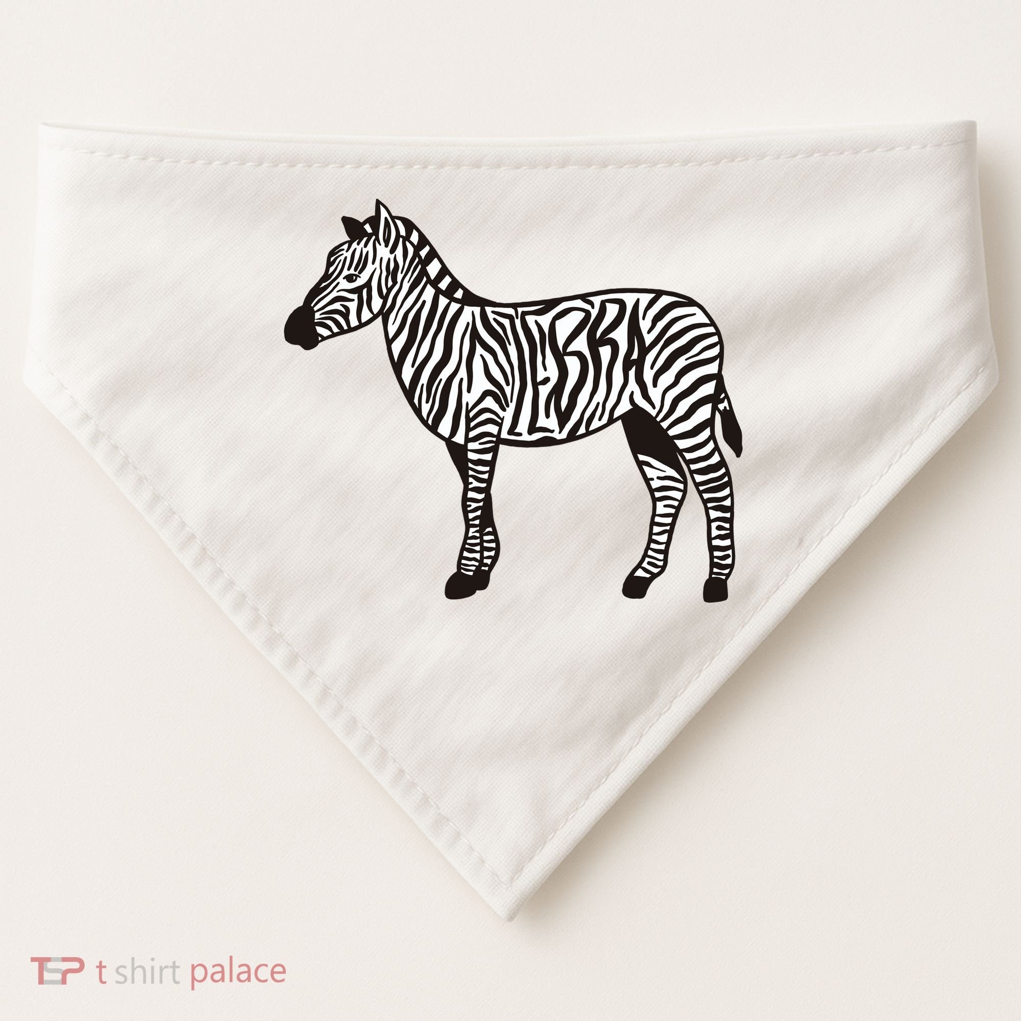 Zebra Stripes Animal USA-Made Doggie Bandana