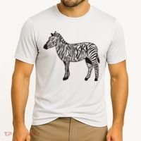 Zebra Stripes Animal Cooling Performance Crew T-Shirt thumb 2