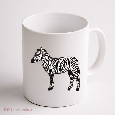 Zebra Stripes Animal Coffee Mug back