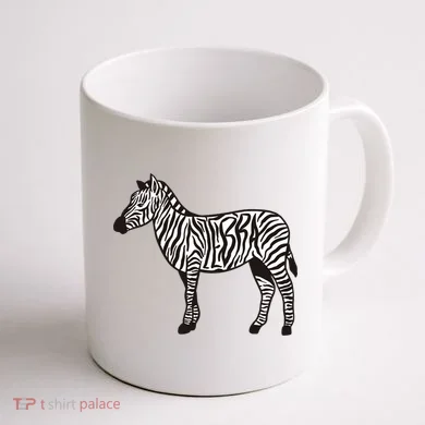 Zebra Stripes Animal Coffee Mug back