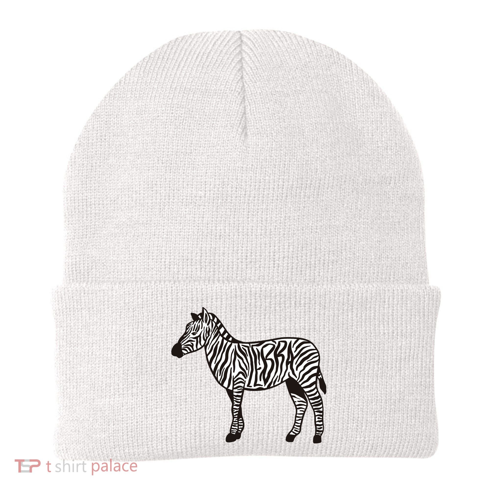 Zebra Stripes Animal Beanie