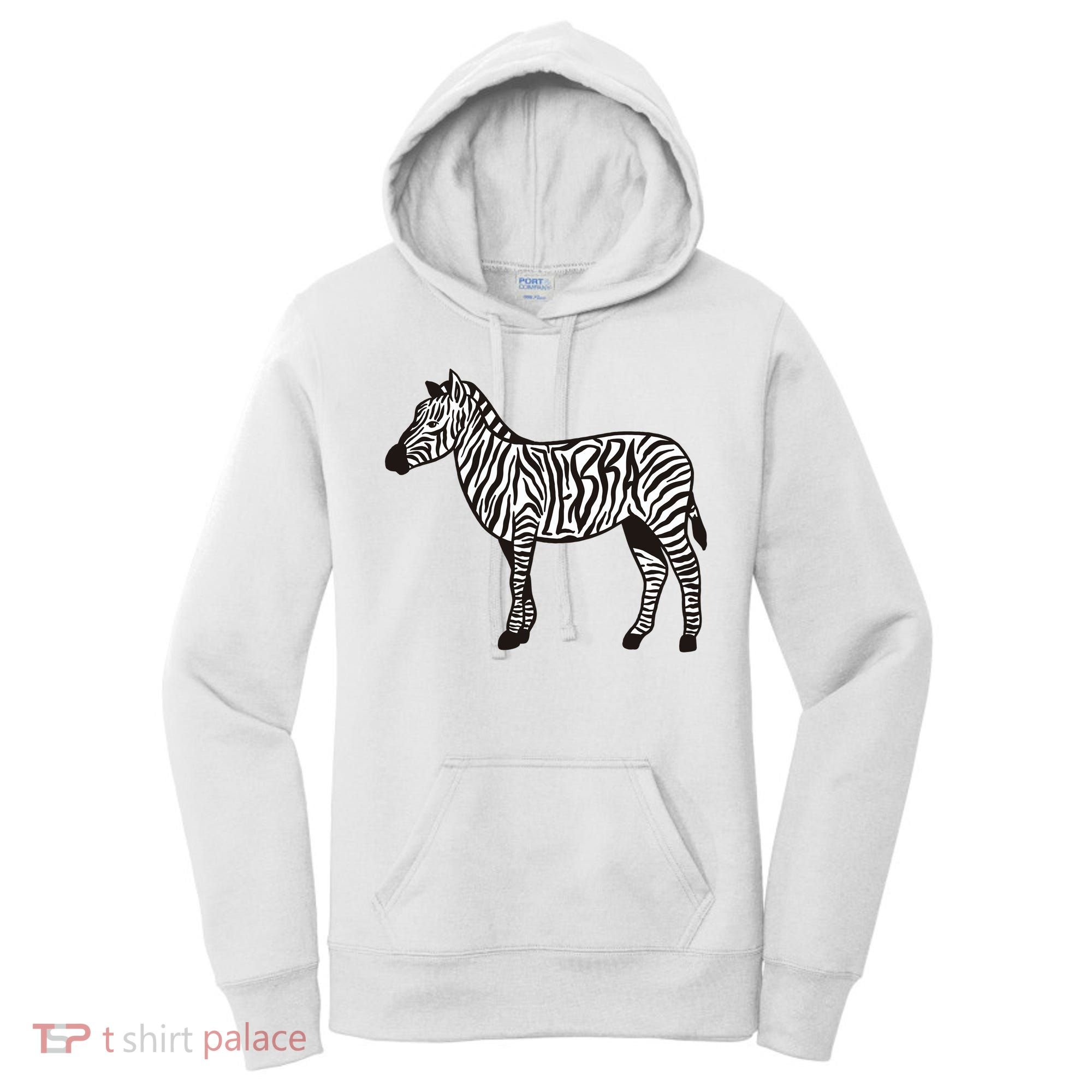 Zebra Stripes Animal Women's Hoodie