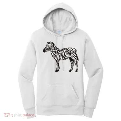 Zebra Stripes Animal Women's Hoodie