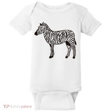 Zebra Stripes Animal Baby Bodysuit