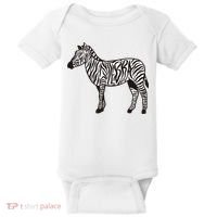 Zebra Stripes Animal Baby Bodysuit thumb 0