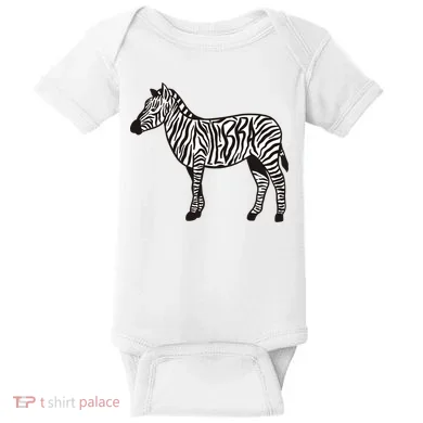 Zebra Stripes Animal Baby Bodysuit