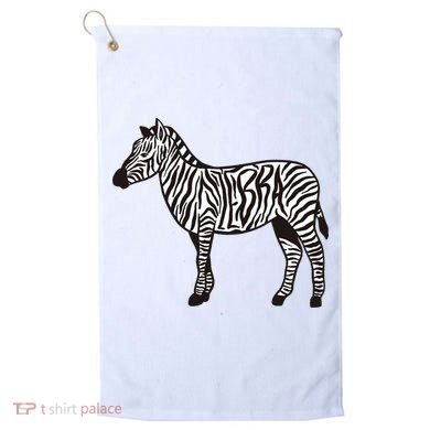 Zebra Stripes Animal Golf Towel