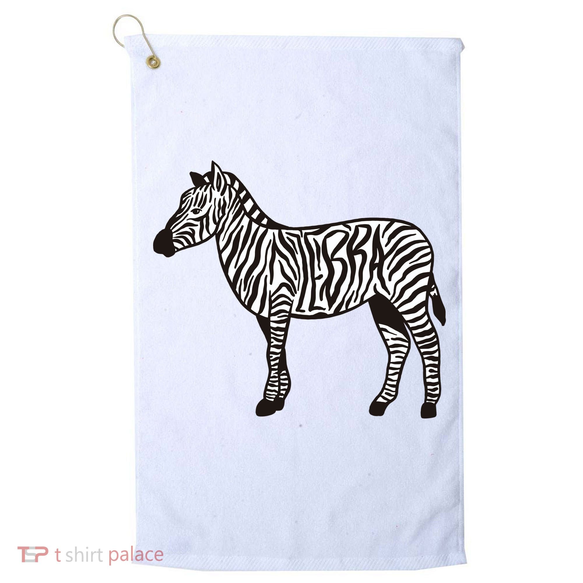 Zebra Stripes Animal Golf Towel