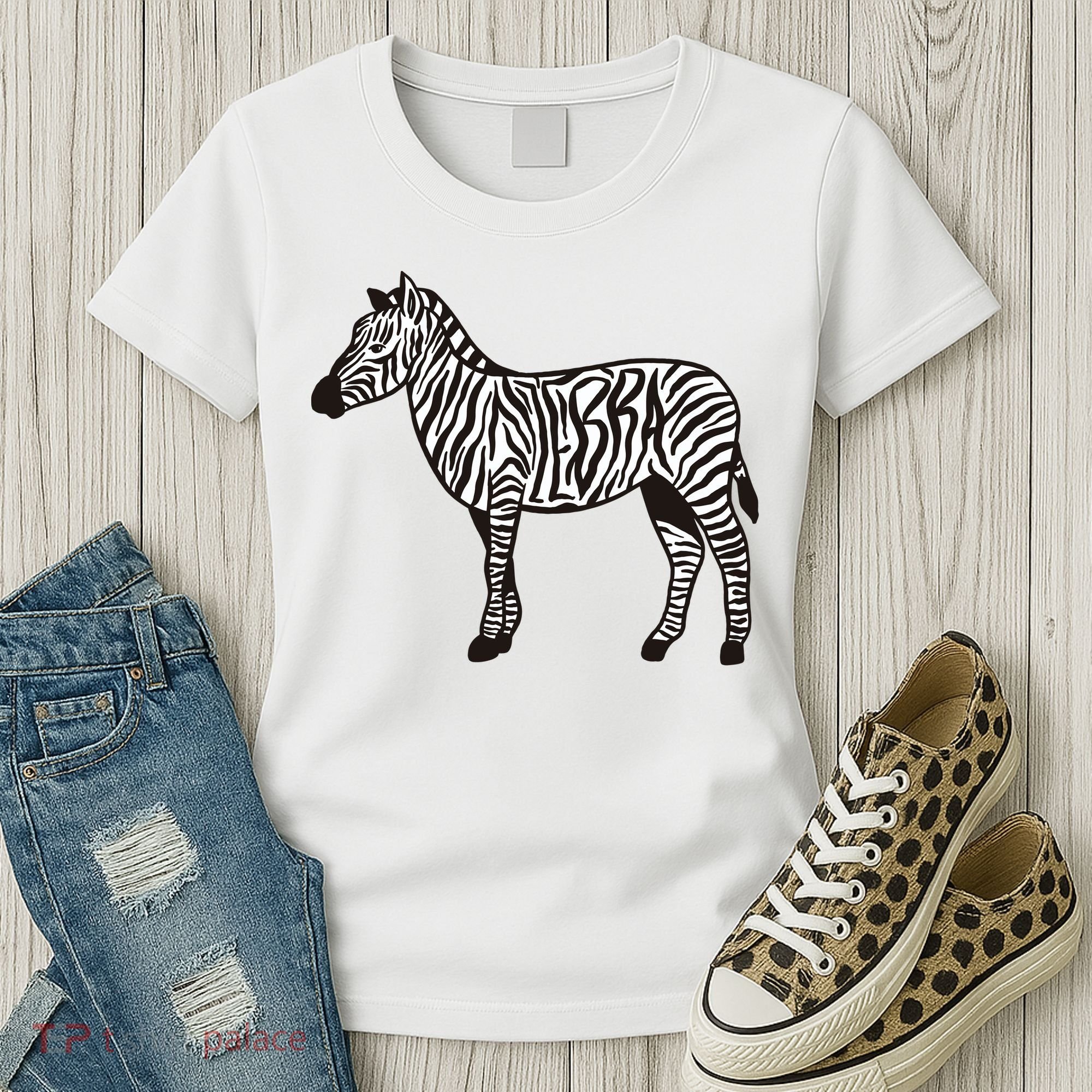 Zebra Stripes Animal Women's T-Shirt