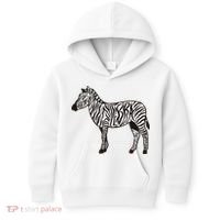 Zebra Stripes Animal Kids Hoodie thumb 0