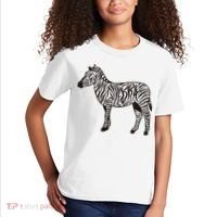 Zebra Stripes Animal Kids T-Shirt thumb 2
