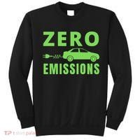 Zero Emissions Funny Electric Car Funny Electric Car Plug Me In E-Car Sweatshirt thumb 0