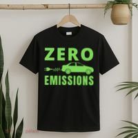 Zero Emissions Funny Electric Car Funny Electric Car Plug Me In E-Car T-Shirt thumb 2