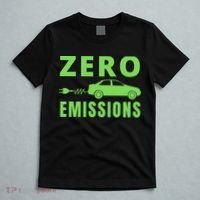 Zero Emissions Funny Electric Car Funny Electric Car Plug Me In E-Car T-Shirt thumb 5