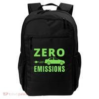 Zero Emissions Funny Electric Car Funny Electric Car Plug Me In E-Car Backpack thumb 0