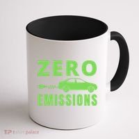 Zero Emissions Funny Electric Car Funny Electric Car Plug Me In E-Car Coffee Mug thumb 1