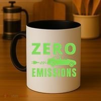 Zero Emissions Funny Electric Car Funny Electric Car Plug Me In E-Car Coffee Mug thumb 4