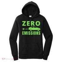 Zero Emissions Funny Electric Car Funny Electric Car Plug Me In E-Car Women's Hoodie thumb 0