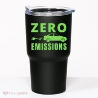 Zero Emissions Funny Electric Car Funny Electric Car Plug Me In E-Car Tumbler thumb 0