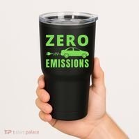 Zero Emissions Funny Electric Car Funny Electric Car Plug Me In E-Car Tumbler thumb 2
