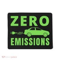 Zero Emissions Funny Electric Car Funny Electric Car Plug Me In E-Car Mousepad thumb 0