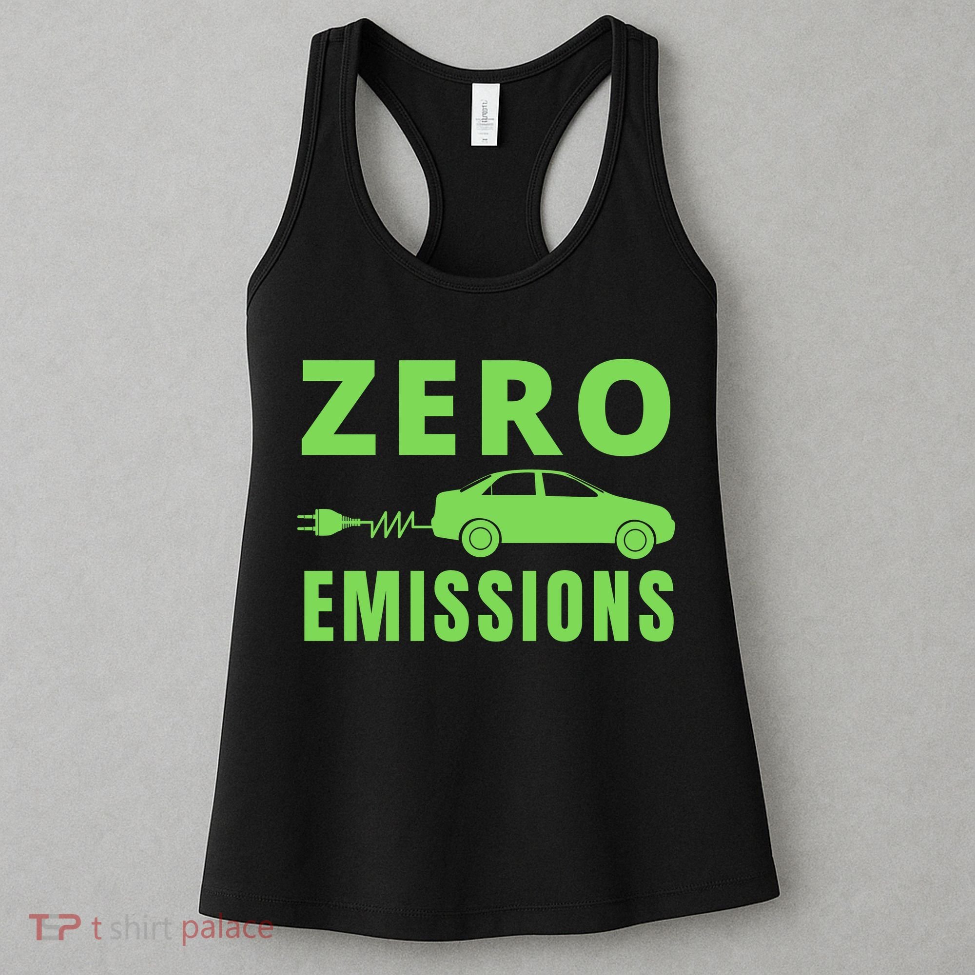 Zero Emissions Funny Electric Car Funny Electric Car Plug Me In E-Car Women's Tank Top