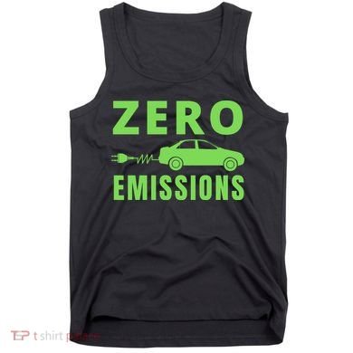 Zero Emissions Funny Electric Car Funny Electric Car Plug Me In E-Car Tank Top