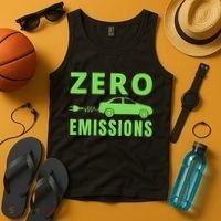 Zero Emissions Funny Electric Car Funny Electric Car Plug Me In E-Car Tank Top thumb 4