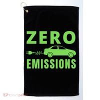 Zero Emissions Funny Electric Car Funny Electric Car Plug Me In E-Car Golf Towel thumb 0
