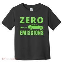 Zero Emissions Funny Electric Car Funny Electric Car Plug Me In E-Car Toddler T-Shirt thumb 0