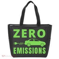 Zero Emissions Funny Electric Car Funny Electric Car Plug Me In E-Car Tote Bag thumb 0
