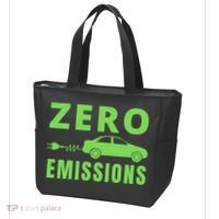 Zero Emissions Funny Electric Car Funny Electric Car Plug Me In E-Car Tote Bag thumb 3